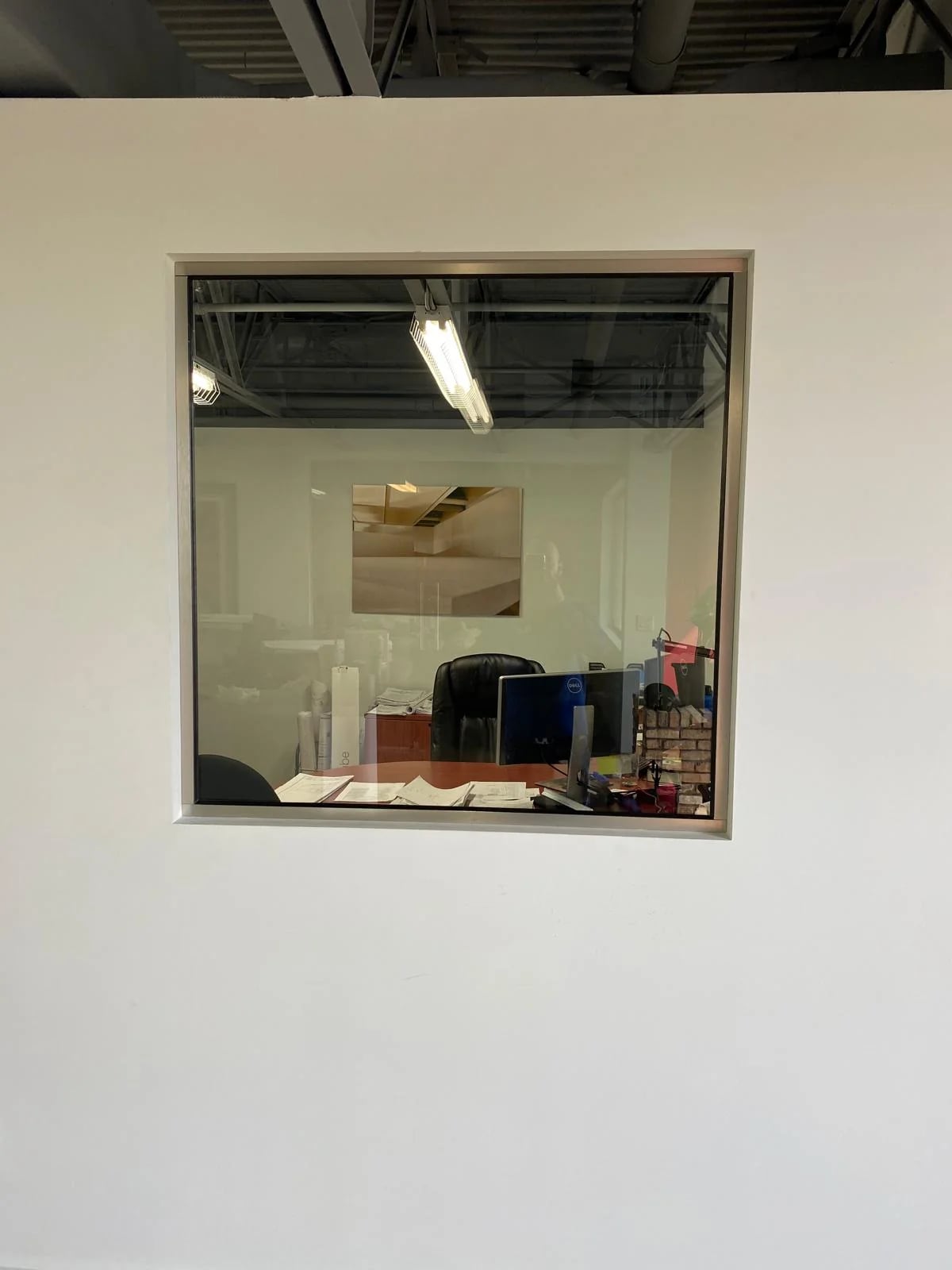 Tempered glass office partition Miami