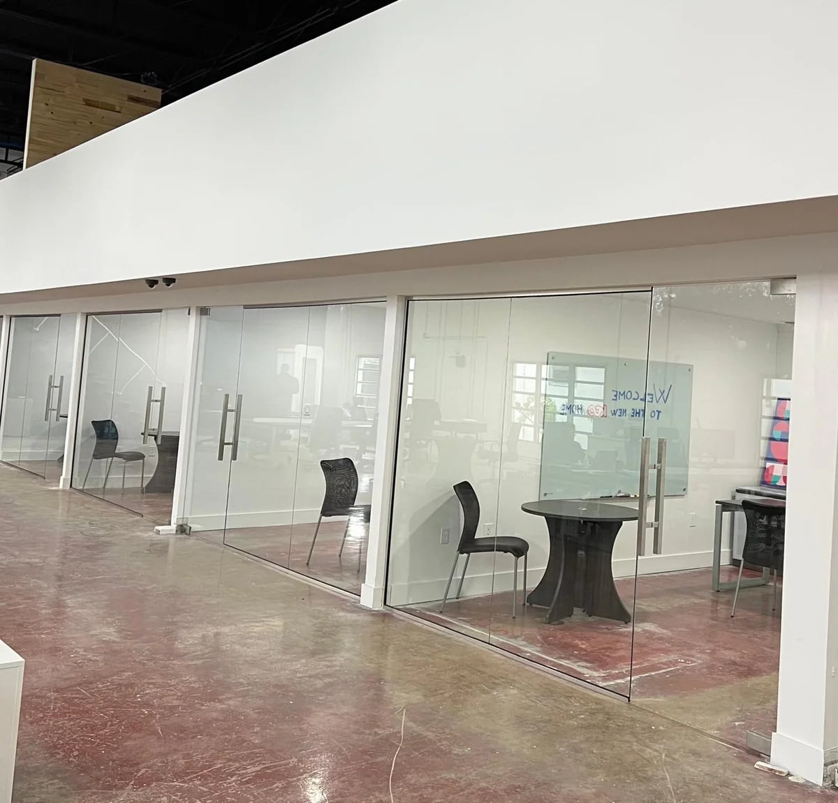 Commercial glass wall installation Miami