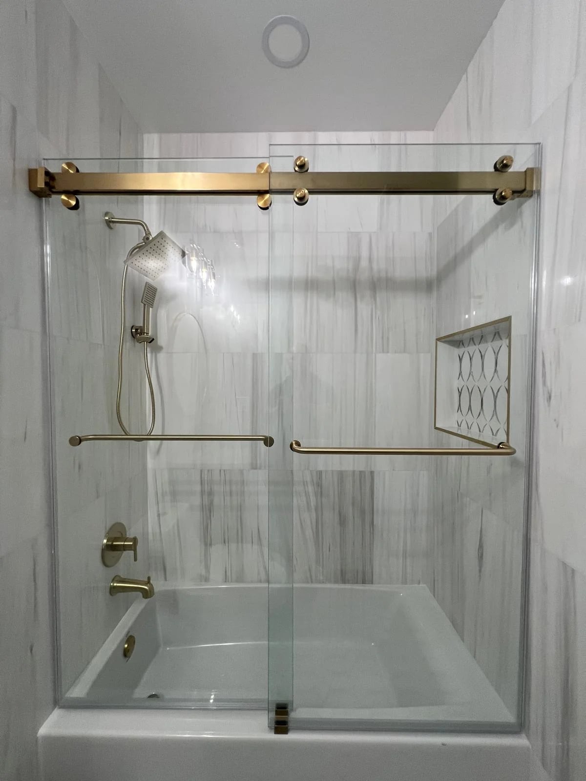 Custom glass shower enclosure South Florida