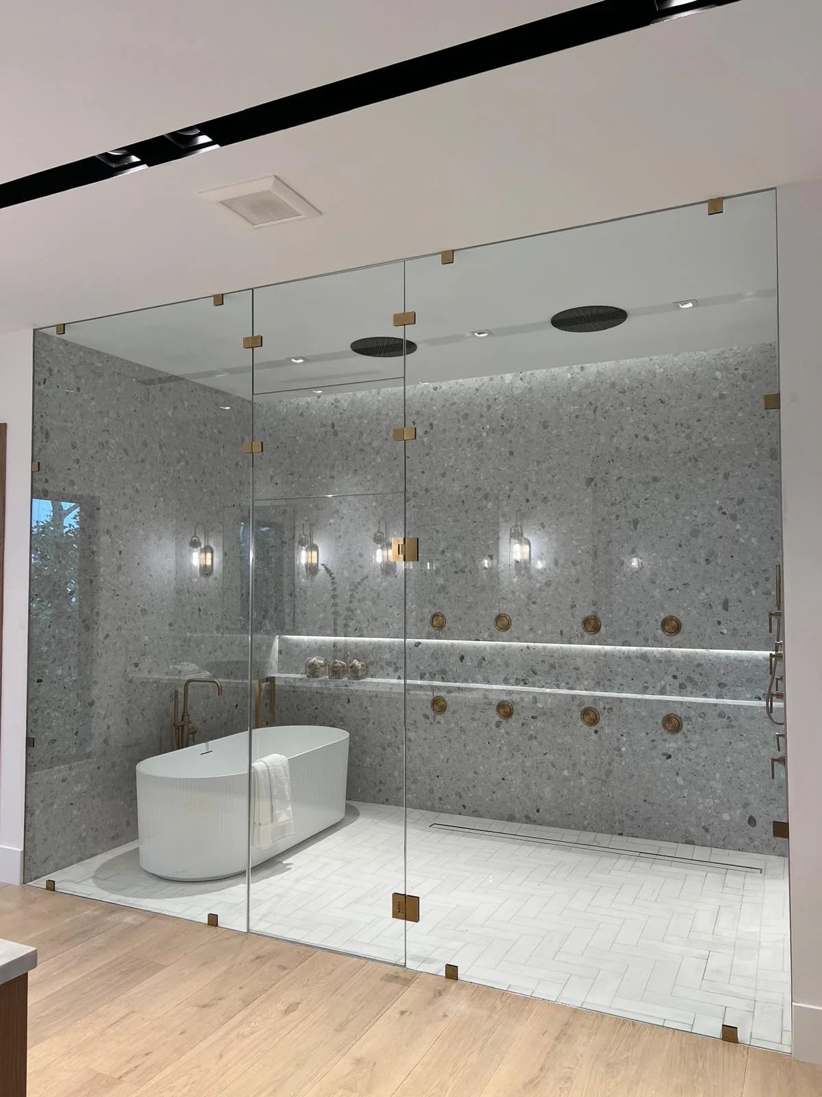 Premium frameless shower door Miami South Florida